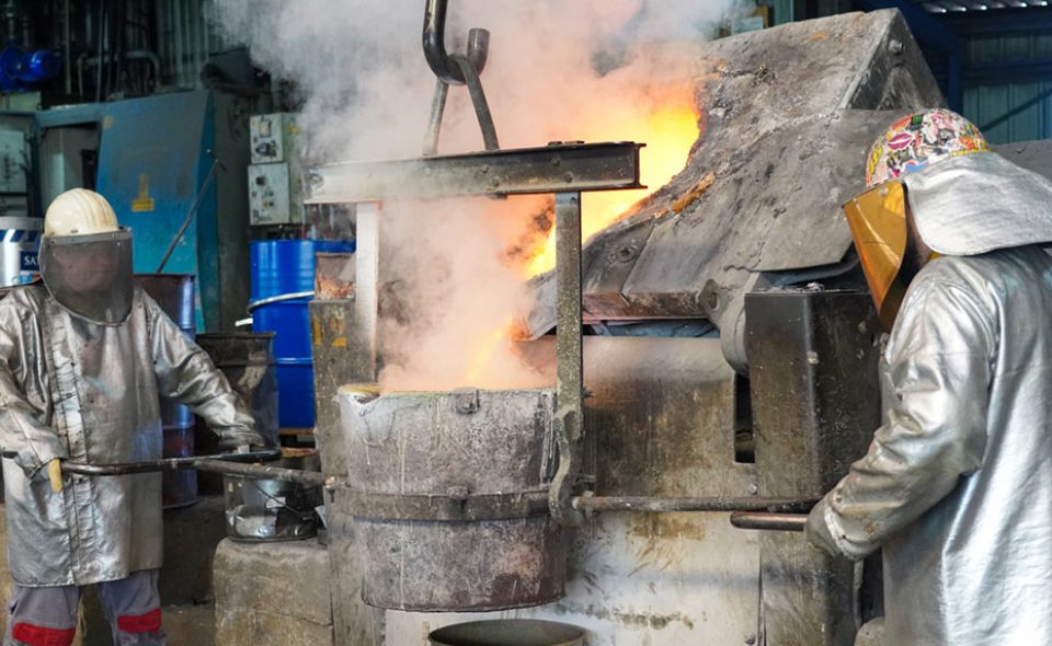 SRI - Savoir-faire - Fusion des alliages