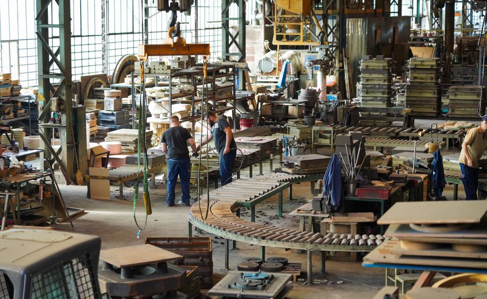 SRI - Entreprise - Fonderie par moulage sable des pièces en alliages cuivreux